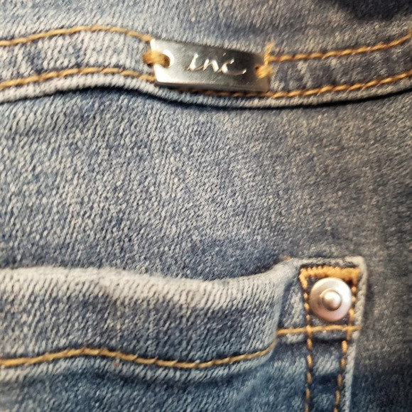 Embellished International Concepts Skinny Style Jeans Destructed - Picture 7 of 15